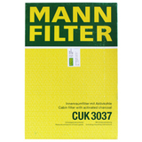曼牌 空调滤 CUK3037 空调滤清器（活性炭）